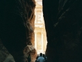 Walking into Petra
